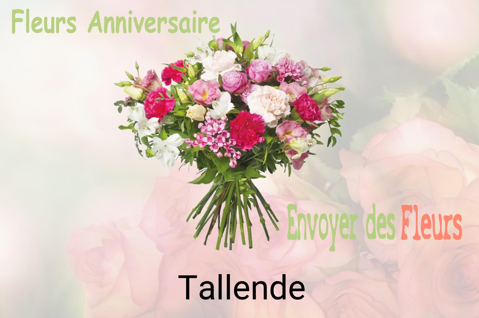 Bouquet de fleurs d’anniversaire livré à Tallende